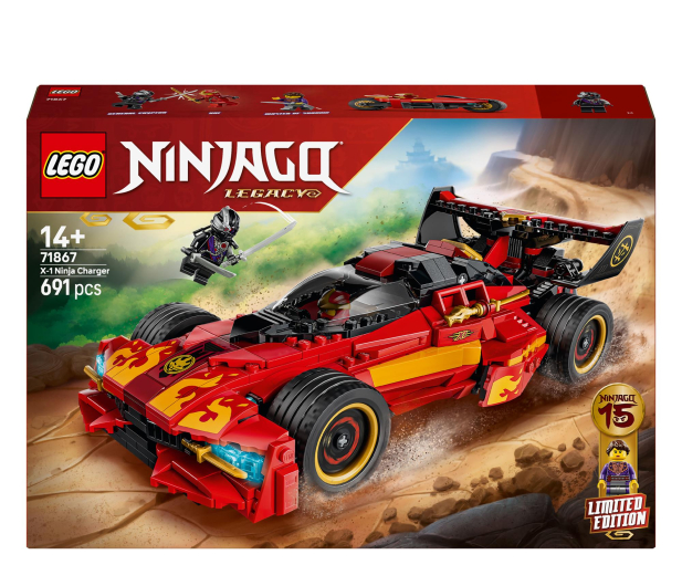 LEGO NINJAGO 71867 Ninjaścigacz x-1 — 15-Lecie - 1529846 - zdjęcie
